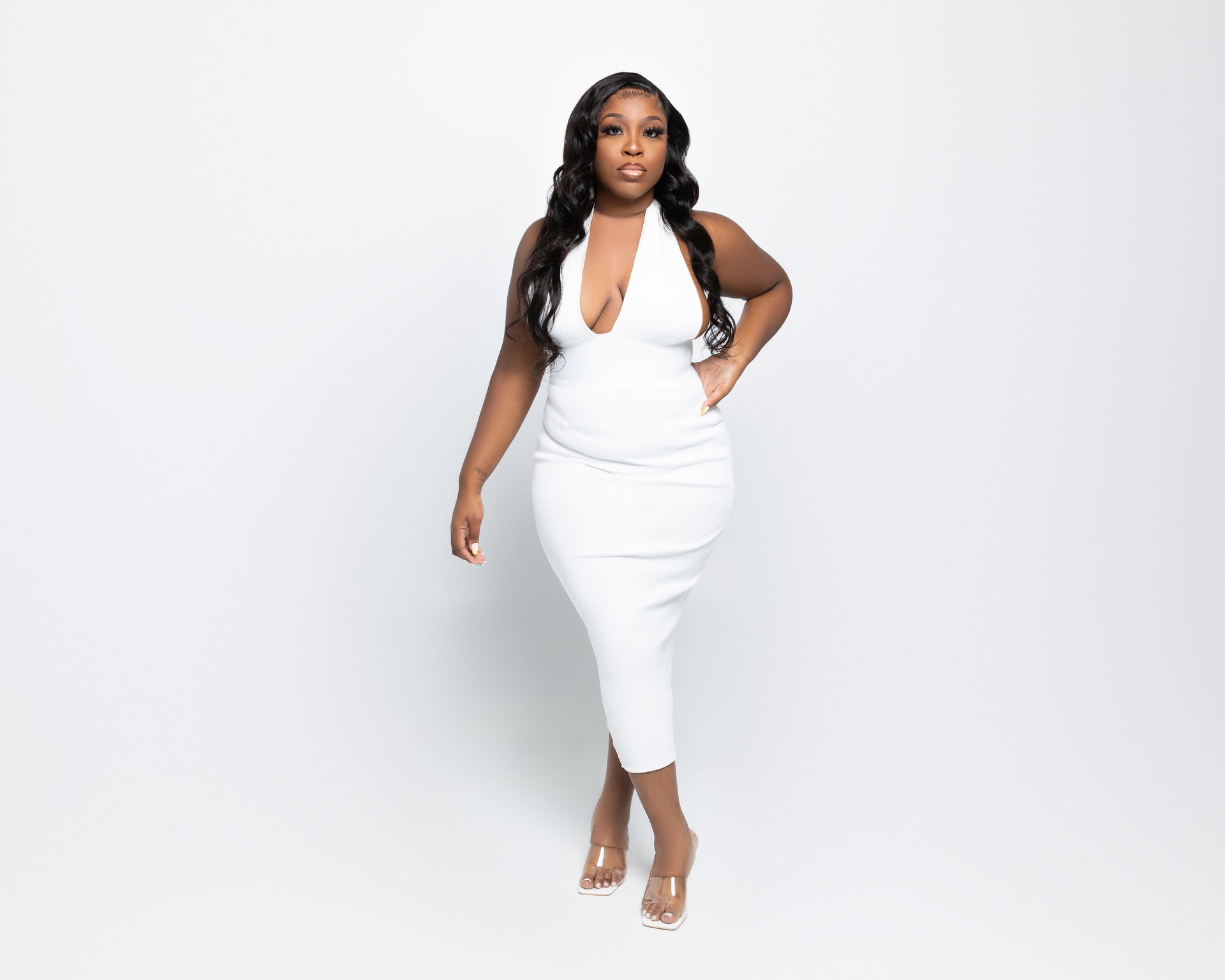 All White Everything Bandage Maxi Dress – SoBeeIt Boutique